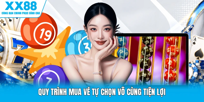 Quy trình mua vé tự chọn vô cùng tiện lợi