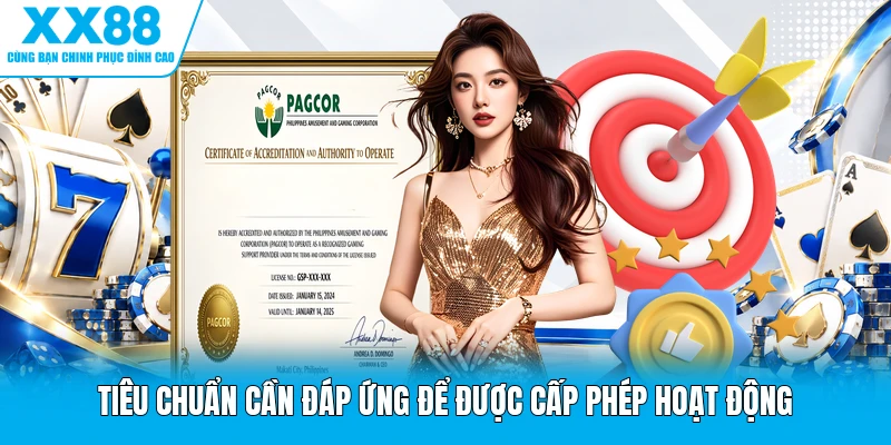 Tiêu chuẩn cần đáp ứng để được cấp phép hoạt động